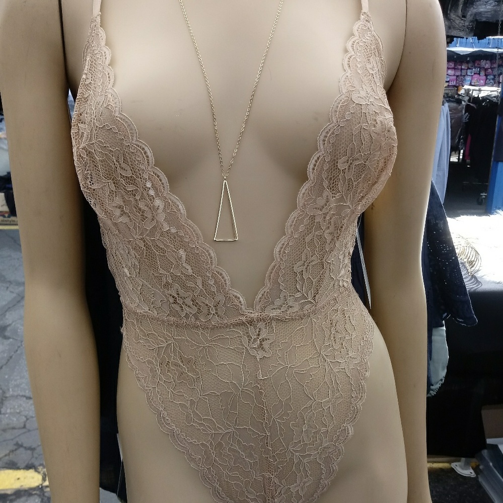 Nude Lingerie Bodysuit